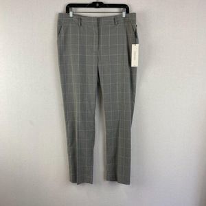 CALVIN KLEIN Gray Plaid Dress Pant NWT